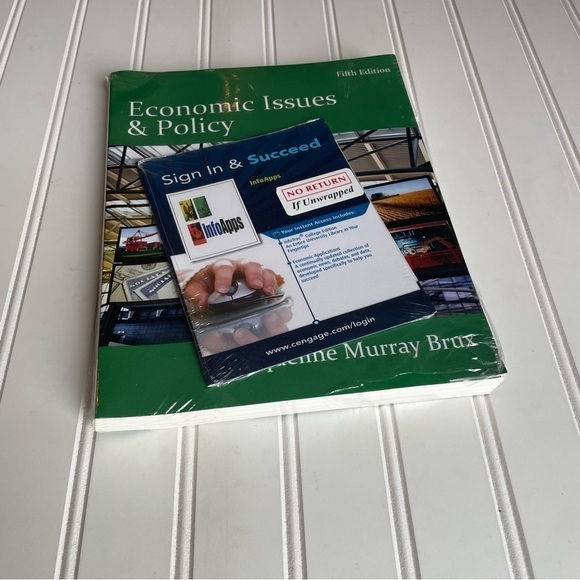 Economic Issues and Policy Paperback textbook by Brux infoapps Brand New 5th Ed - Picture 6 of 14